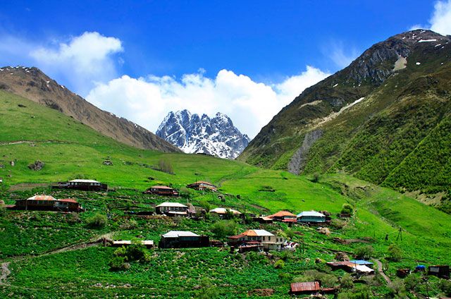 Juta - an alpine village in the Sno Gorge, 2200 meters above sea level