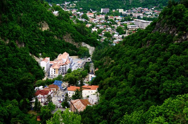 Borjomi, a resort town