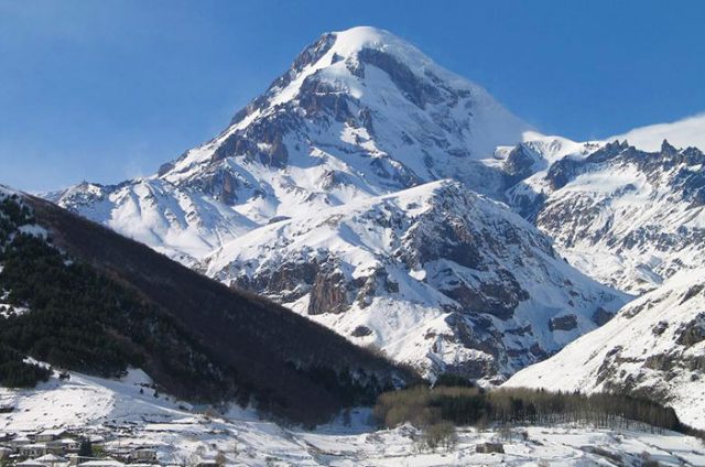 Mkinvartsveri, Mount Kazbek