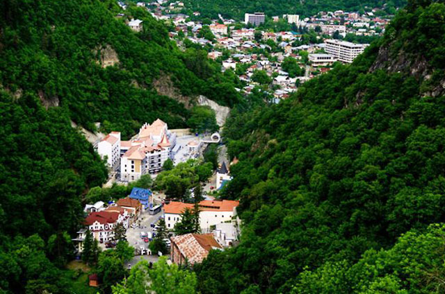 Borjomi, a resort town